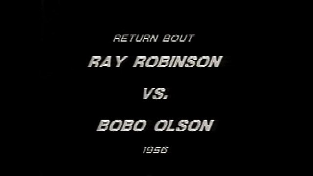 The Greatest Boxing Fights of All Time - Sugar Ray Robinson vs Bobo Olson in 1955 and 1956 Best Boxers Ever