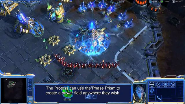 StarCraft II Wings of Liberty - Protoss Gameplay Video