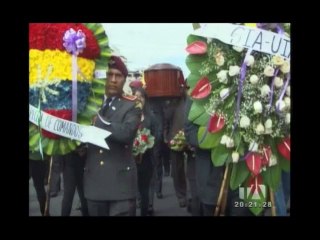 El cabo Óscar Villa fue enterrado en Riobamba