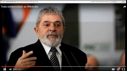 Lula e o wikileaks