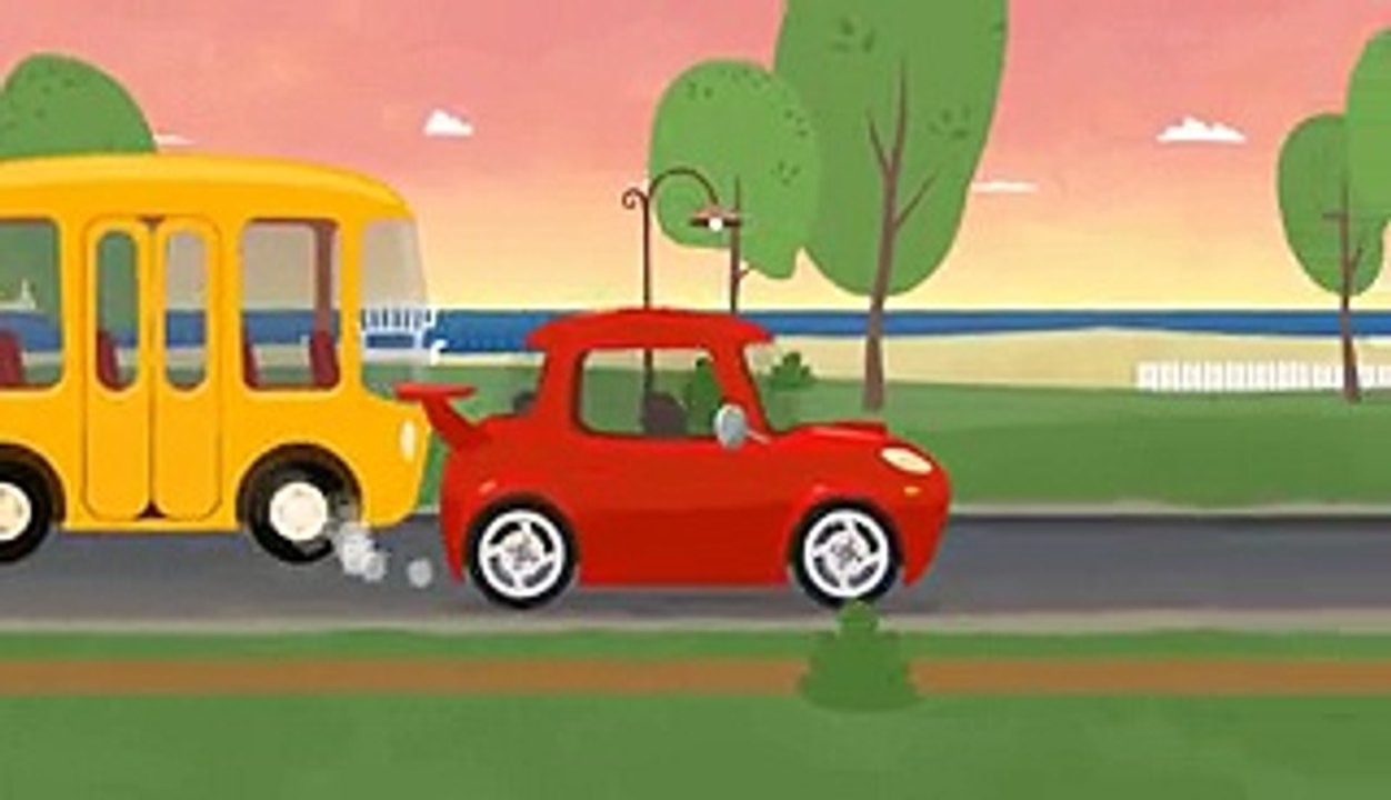 Çizgi film - Doktor Mac Wheelie - Kırmızı araba...
