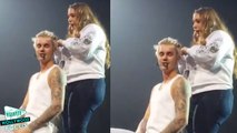 Justin Bieber Let Fan to Style His Hair