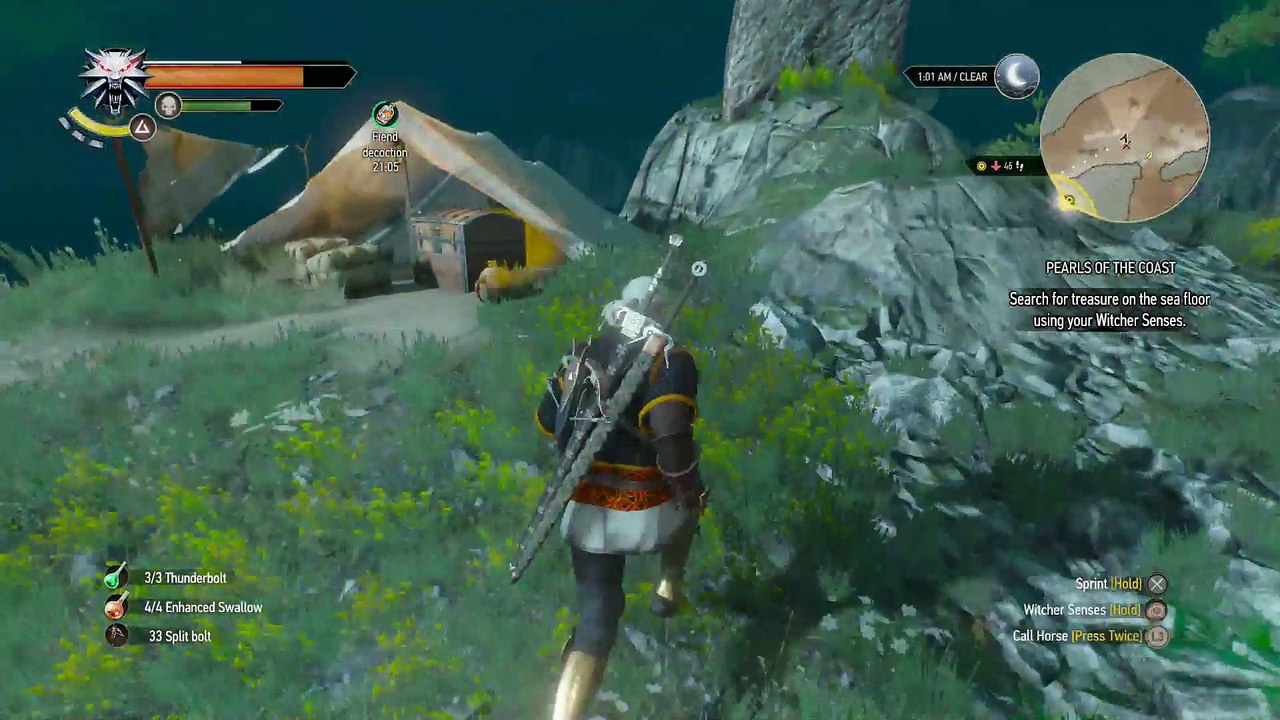 THE WITCHER 3 WALKTHROUGH PART 153 - BLACK PEARL & PEARLS OF THE COAST