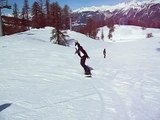 snowboarding in risoul/vars (la forêt blanche) 9