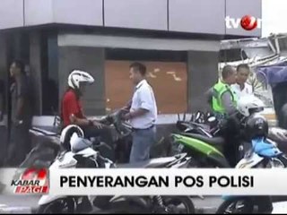 Pos Polisi di Bandung Dilempar Bom Molotov