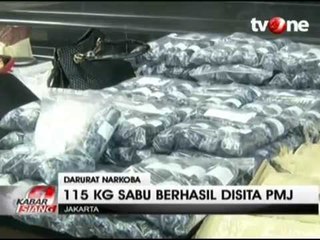 Polisi Gelar Rilis Barang Bukti Narkoba Jaringan Internasional