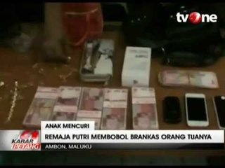 Remaja Ini Bobol Brankas Orang Tuanya untuk Belikan Pacarnya Motor