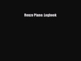 Download Renzo Piano: Logbook Free Books