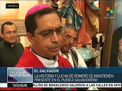 El Salvador: actos por los 36 años del asesinato de Monseñor Romero