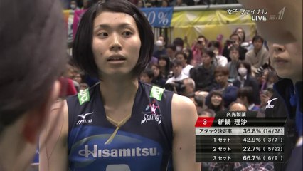 160312 久光 vs 日立　第3セット　Hisamistu vs Hitachi 3rd