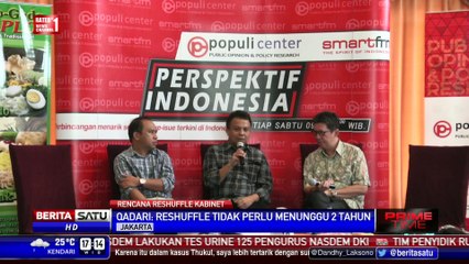 Indobarometer: Reshuffle Tak Perlu Menunggu 2 Tahun