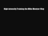 Download High-Intensity Training the Mike Mentzer Way  EBook