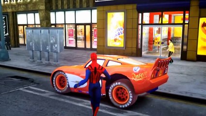 Spiderman Songs Lyrics ♫ Pop goes the weasel ♫ Spiderman Nursery Rhymes McQueen