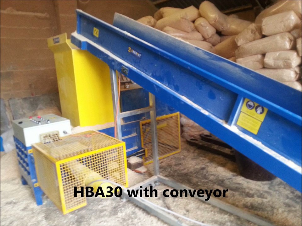 ENERPAT sawdust baler( also named sawdust bagging machine,sawdust baling machine,saw dust bagger)