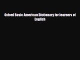 Download Oxford Basic American Dictionary for learners of English  Read Online