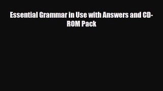 Download Essential Grammar in Use with Answers and CD-ROM Pack  Read Online
