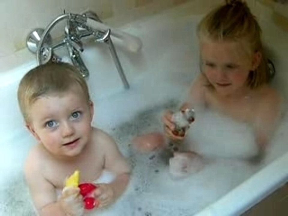 dans le bain