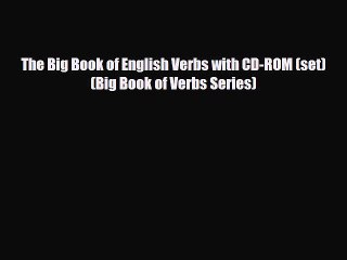 Download The Big Book of English Verbs with CD-ROM (set) (Big Book of Verbs Series) Free Books