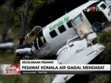 Pesawat Komala Air Jatuh di Papua Tewaskan Seorang Tekhnisi
