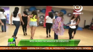 Miss Mundo Nicaragua está en ensayos