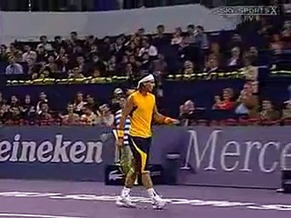 【テニス】マスターズカップ準決勝　フェデラーｖｓナダル