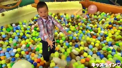 シルバニア アスレチック  ボールプール すべり台  ぐりんぱ へ お出かけ したよ♫ Indoor Play Sylvanian Familiesground