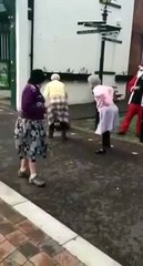 old women dancing
