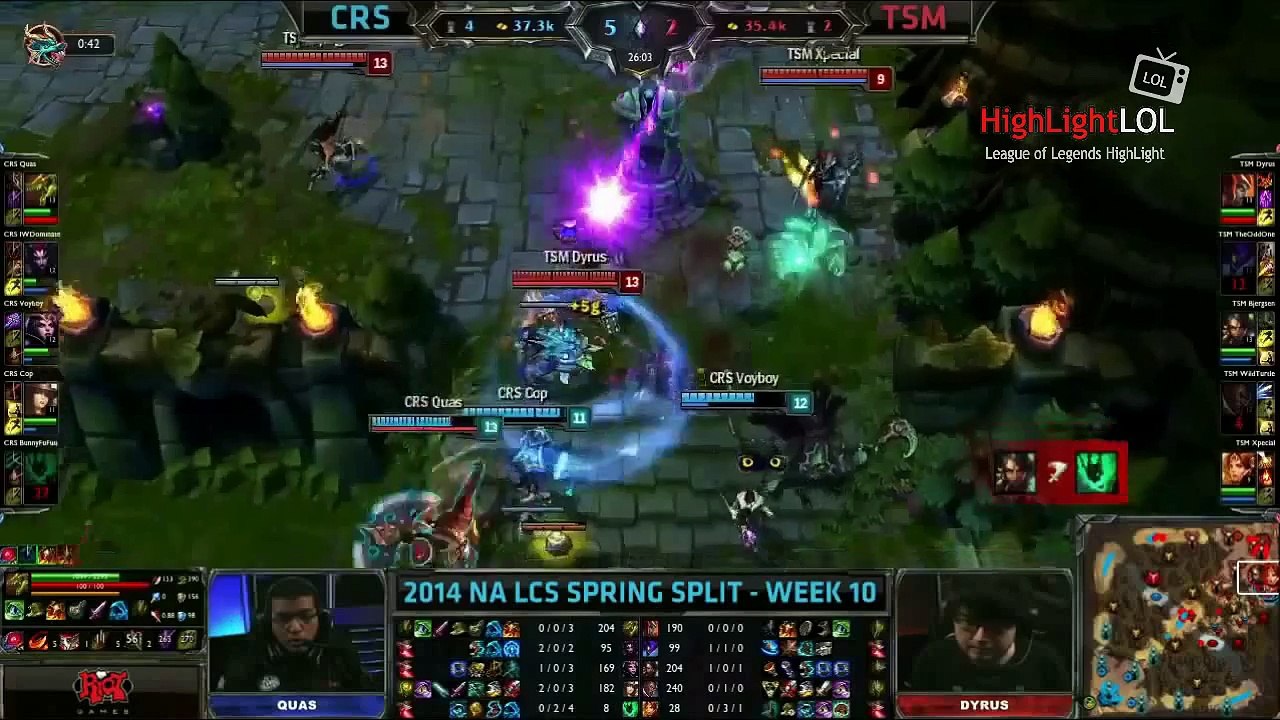 Highlight TSM Bjergsen Best Nidalee Play NA