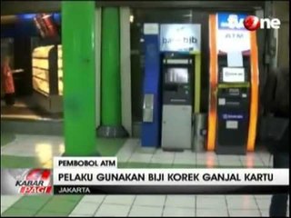 Polisi Tangkap Pembobol Mesin ATM Saat Beraksi