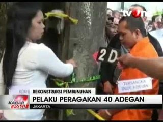 Polisi Gelar Reka Ulang Pembunuhan PRT di Pasar Minggu