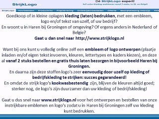 Kleding bedrukken Haren bij Groningen