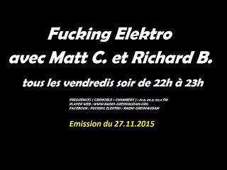 FU _ _ ING ELEKTRO - Emission du 27.11.2015