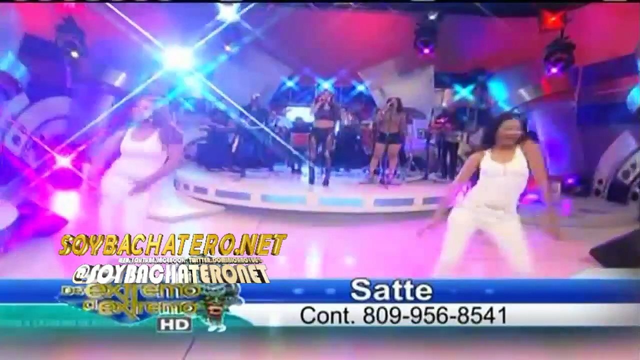 Satte La Princesa del Caribe Presentacion en Vivo en De Extremo a Extremo @Soybachateronet
