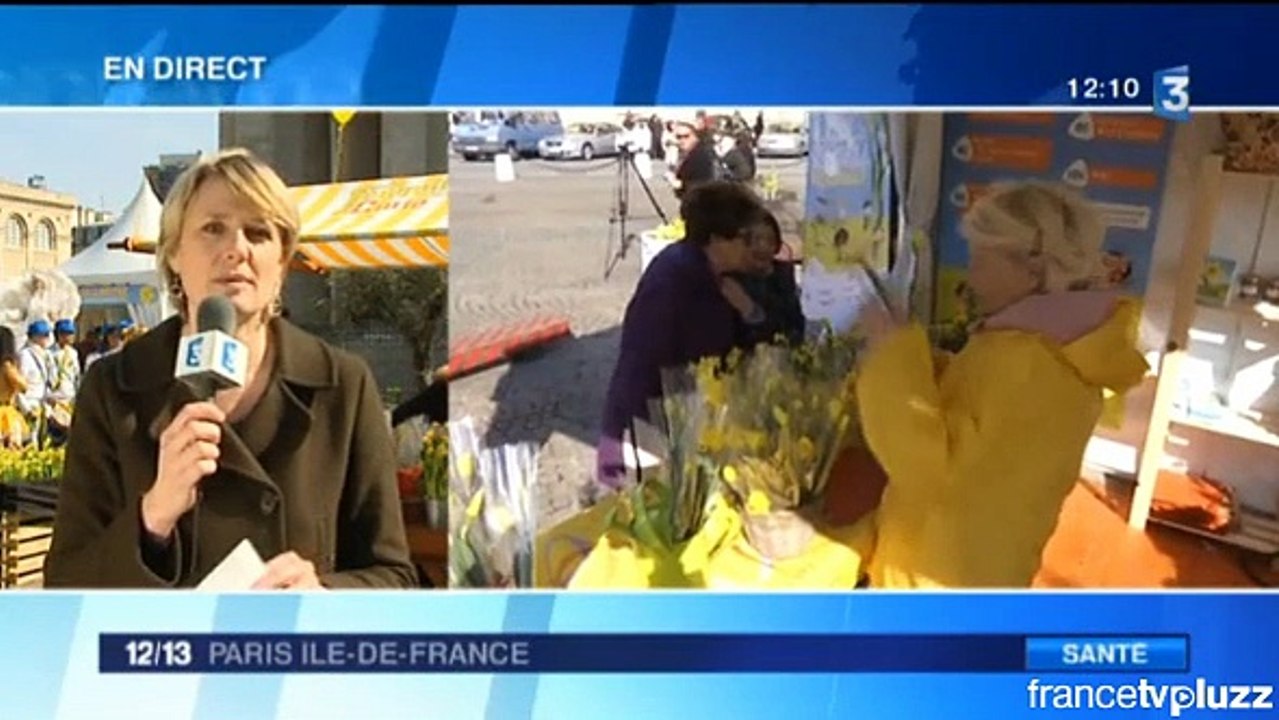 Reportage France3 IdF Une Jonquille pour Curie 15-03-2016