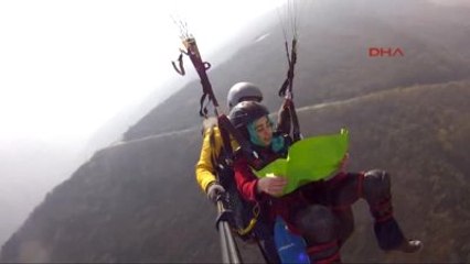 Bursa Aslıhan Güner'in Fanatik Hayrandan 800 Metre Yükseklikte Özür