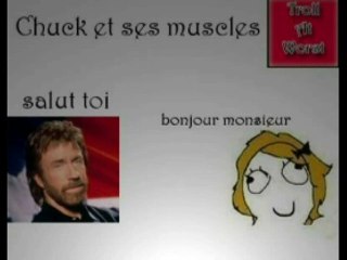 chuck Norris et le muscle Mdrrr