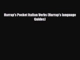 PDF Harrap's Pocket Italian Verbs (Harrap's language Guides) Read Online