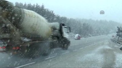 Sağanak Yağış Yerini Kar Yağışına Bıraktı