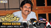 Pawan Kalyan at Sardaar Gabbar Singh Audio Launch Press Meet - Filmyfocus.com