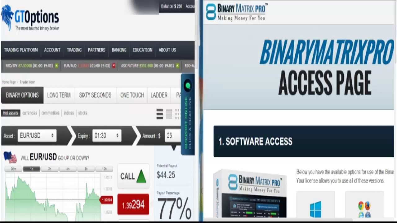 binary options trading signals with binary matrix pro