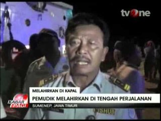 Hamil Tua, Peserta Mudik Gratis Ini Melahirkan di Atas Kapal