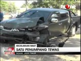 Minibus Pemudik Tabrak Mobil Dinas TNI, Satu Orang Tewas