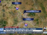 Two dead in wrong-way crash on Interstate 10