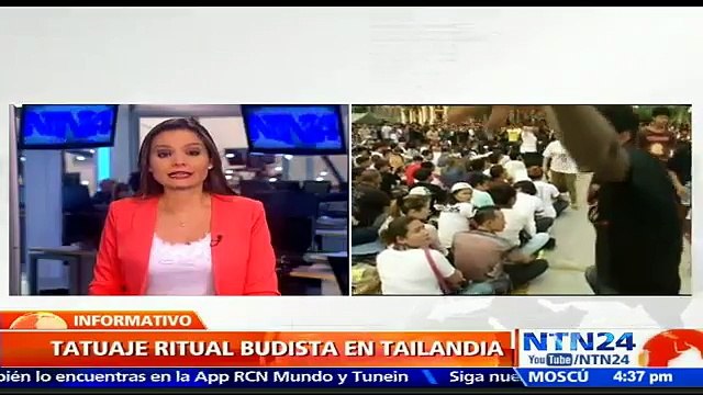 Budistas renuevan su fe por medio de tatuajes en el Festival Wai Kru celebrado en Tailandia