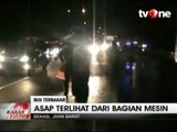 Bus Terbakar di Tol Jakarta Cikampek Angkut 46 Pemudik