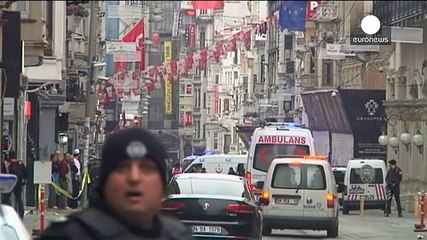 مقتل 5 أشخاص على الاقل واصابة 36 أخرين في تفجير انتحاري وسط اسطنبول