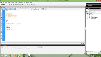 Lecture 17 do while loop in PHP basic in hindi urdu