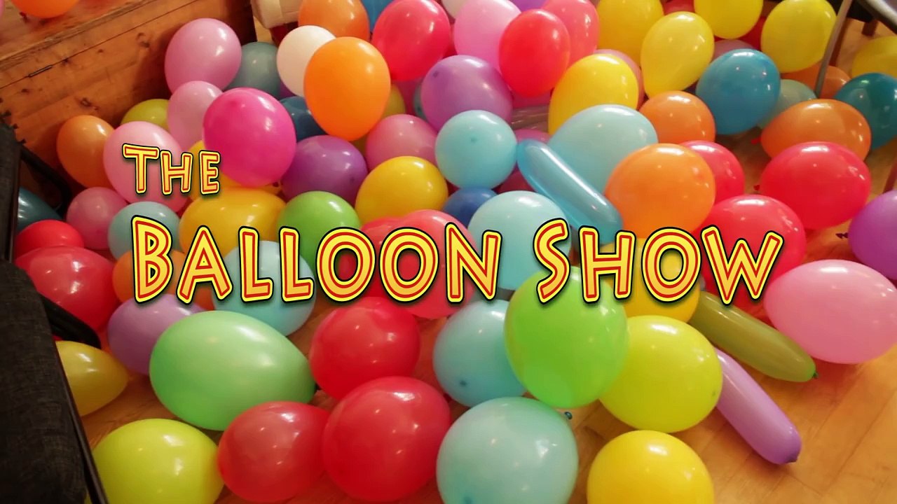 “The Balloon Show“ for learning colors -- children's educational video