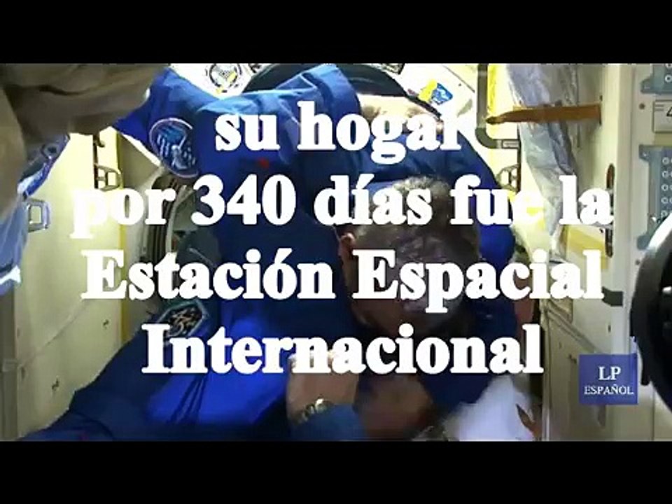 José Luis Colmenter: El astronauta Scott Kelly regresa a la Tierra después de un año en el espacio