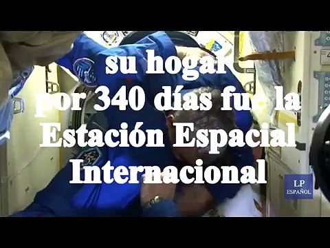 José Luis Colmenter: El astronauta Scott Kelly regresa a la Tierra después de un año en el espacio